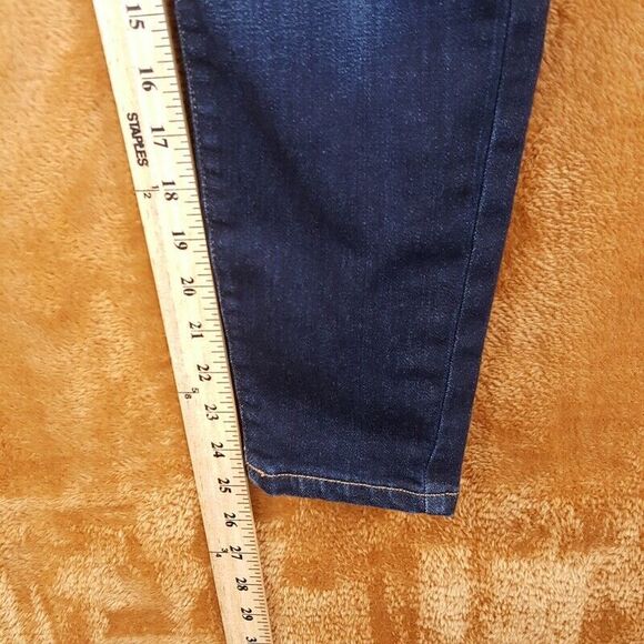 EVERLANE Womens Jeans Size 26 Dark Wash CURVY HIGH RISE SKINNY Crop - Picture 7 of 8